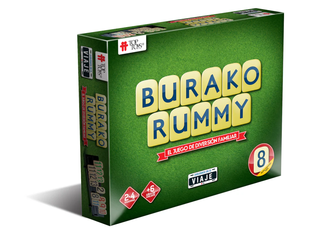 Burako Rummy: Viaje - Juego de Mesa Familiar | TOP TOYS