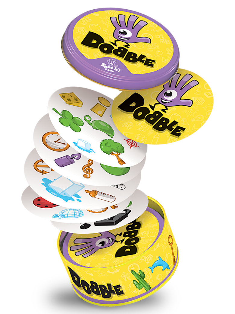Componentes: Dobble - Juego Familiar Componentes: Dobble - Juego Familiar | TOP TOYS