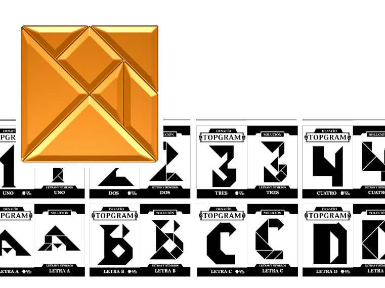 Topgram Letras y Números Set Completo