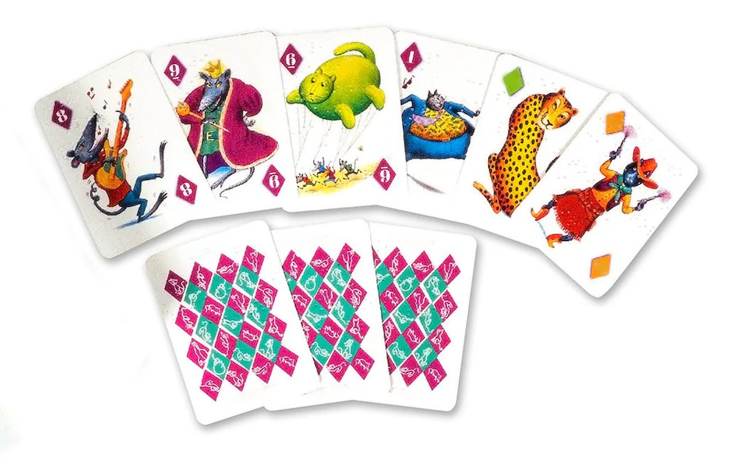 Componentes: Rat-a-tat Cat - Juego de Cartas Componentes: Rat-a-tat Cat - Juego de Cartas | TOP TOYS