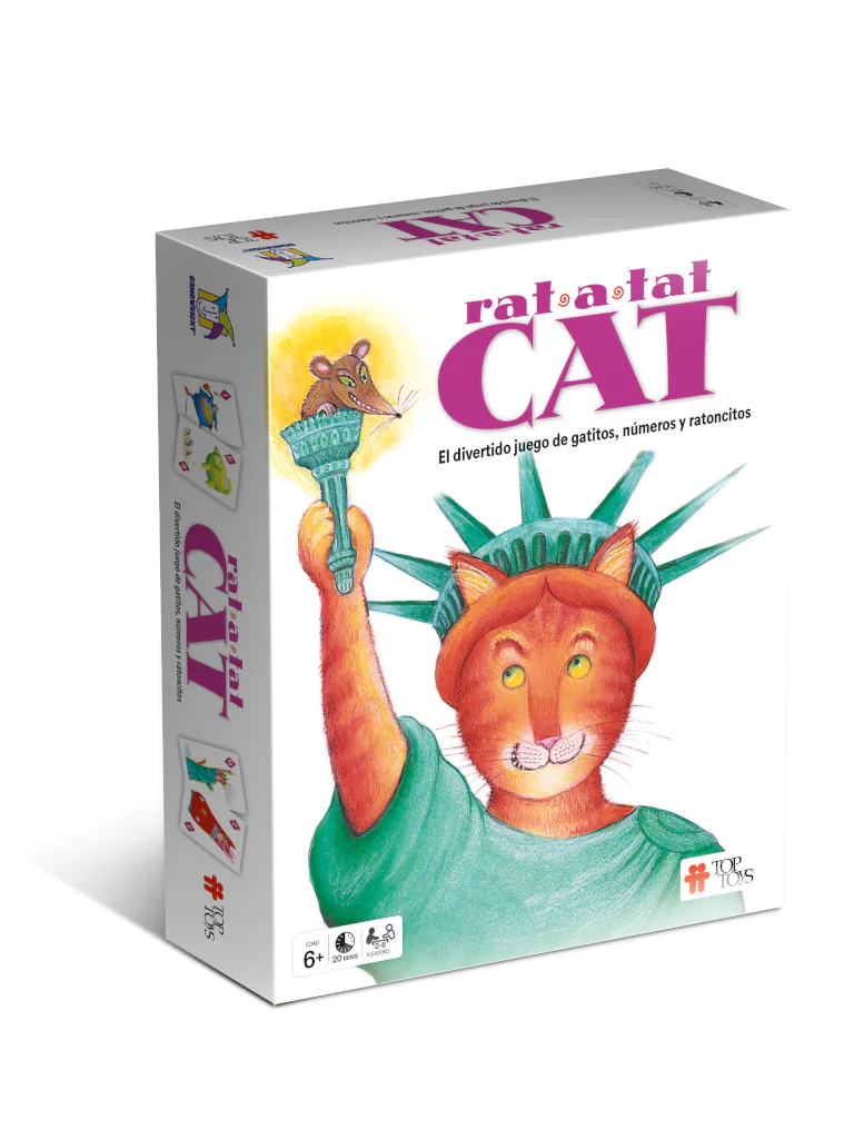 Rat-a-tat Cat - Juego de Cartas | TOP TOYS