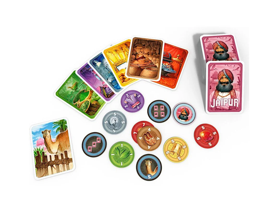 Componentes: Jaipur - Juego de Cartas Componentes: Jaipur - Juego de Cartas | TOP TOYS