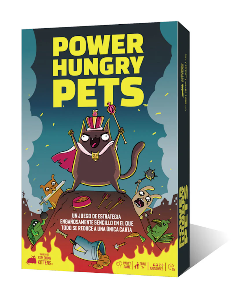 Power Hungry Pets - Juego de Cartas | TOP TOYS