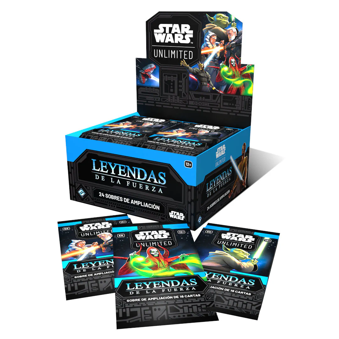 Set: STAR WARS: Unlimited - Leyendas de la Fuerza: Boosters Set: STAR WARS: Unlimited - Leyendas de la Fuerza: Boosters | TOP TOYS