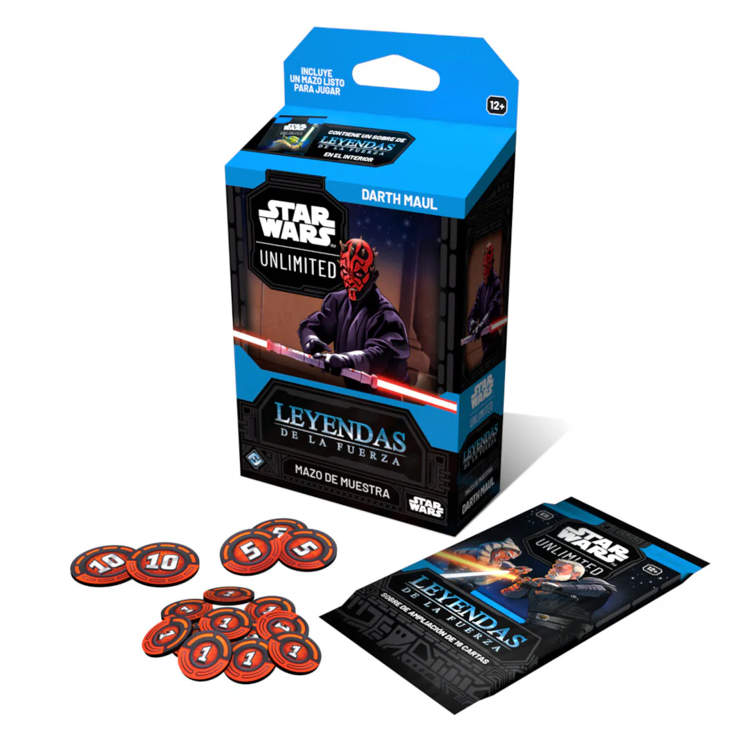 Set: STAR WARS: Unlimited - Leyendas de la Fuerza: Starter Pack Darth Maul | TOP TOYS