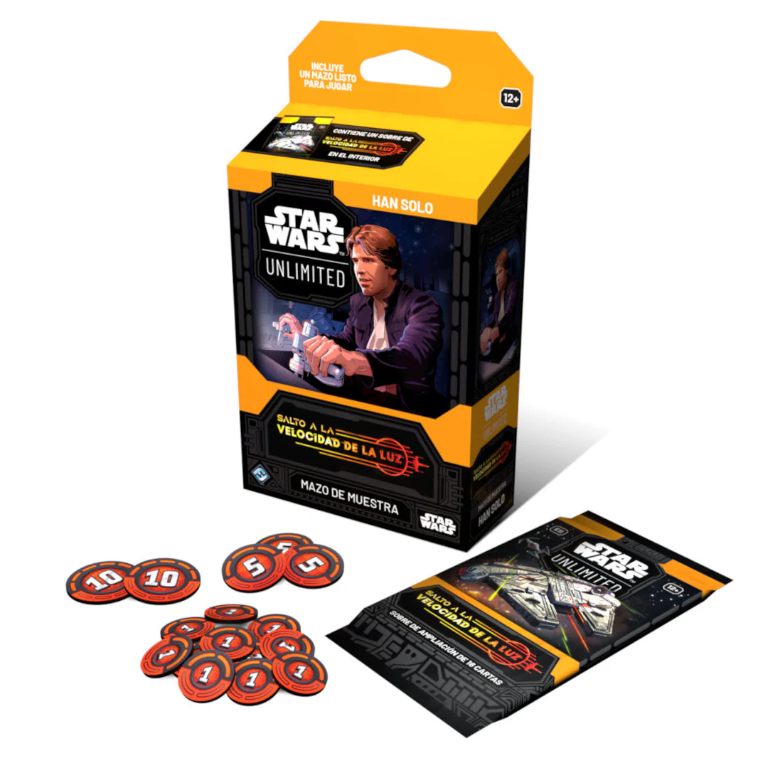 Set: STAR WARS: Unlimited - Salto a la Velocidad de la Luz: Starter Pack Han Solo | TOP TOYS