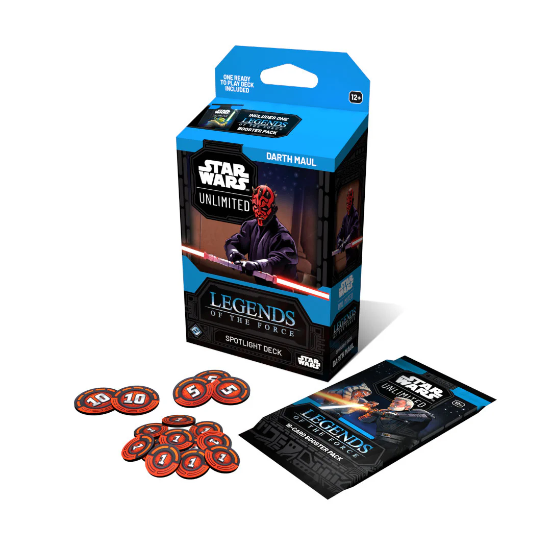 Set: STAR WARS: Unlimited - Legends of the Force: Darth Maul Starter Pack Set: STAR WARS: Unlimited - Legends of the Force: Darth Maul Starter Pack | TOP TOYS