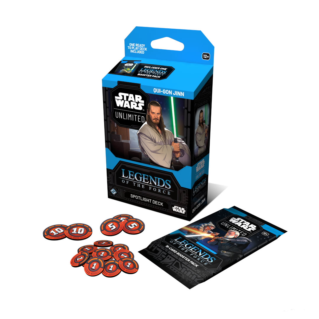 Set: STAR WARS: Unlimited - Legends of the Force: Qui-Gon Jinn Starter Pack | TOP TOYS