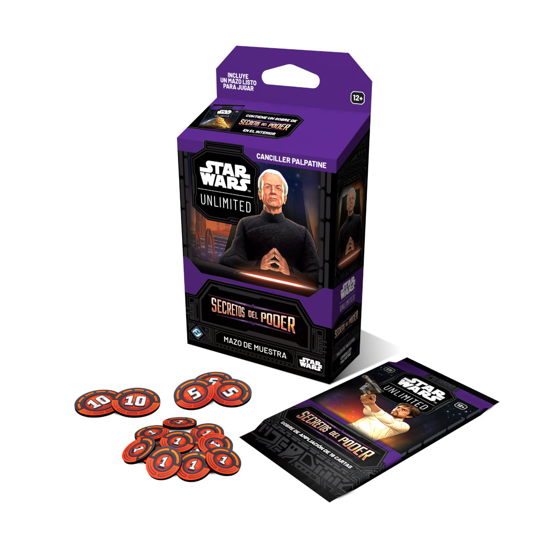 Set: STAR WARS: Unlimited - Secretos del Poder: Starter Pack Canciller Palpatine | TOP TOYS
