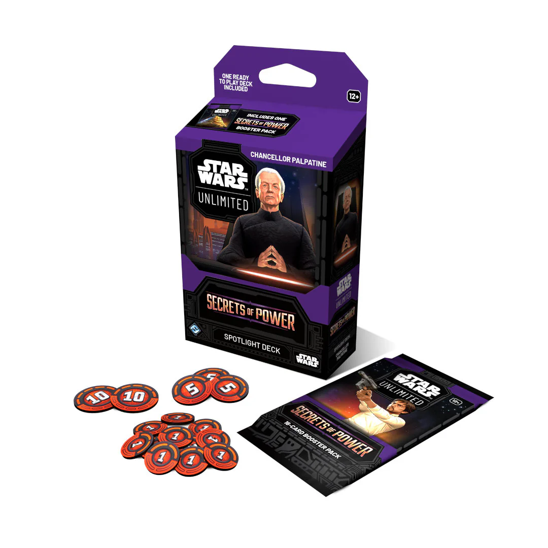 Set: STAR WARS: Unlimited - Secrets of Power: Starter Pack Chancellor Palpatine Set: STAR WARS: Unlimited - Secrets of Power: Starter Pack Chancellor Palpatine | TOP TOYS